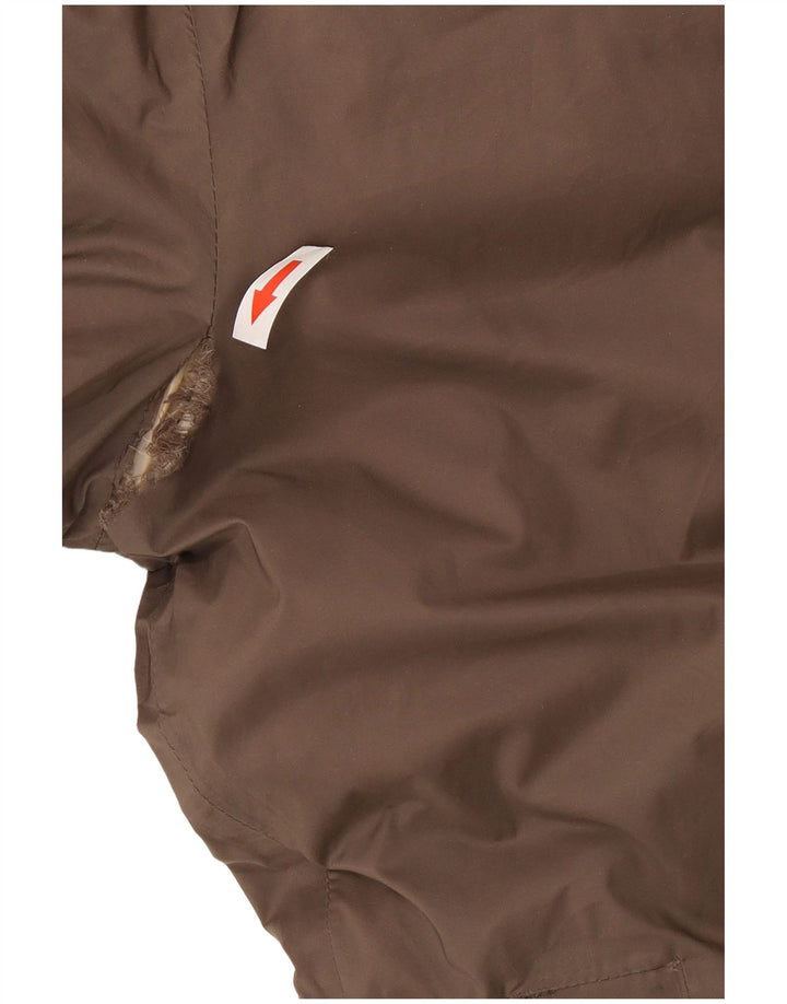 K-Way Womens Oversized Hooded Reversible Padded Coat UK 8 Small Black