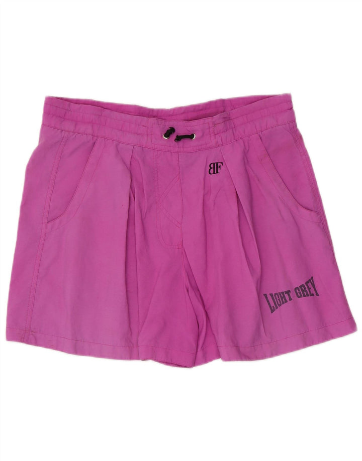 Belfe & Belfe Womens Graphic Swimming Shorts IT 42 Medium  Pink Nylon