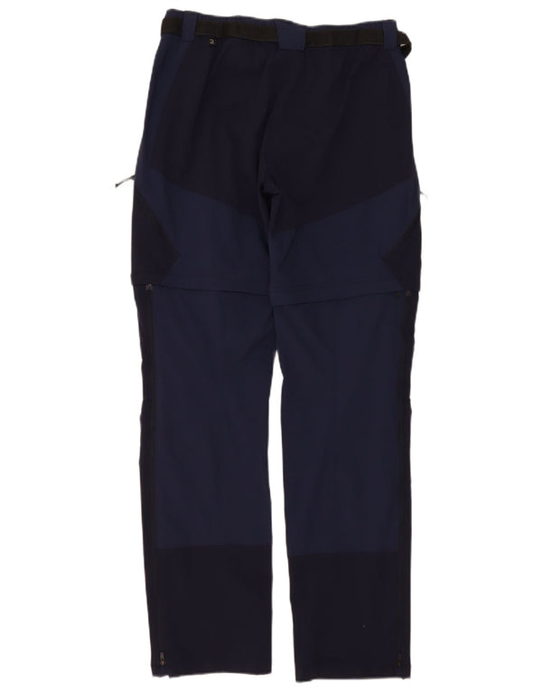 Pantaloni cargo dritti da uomo Forclaz W32 L31 Blu Navy