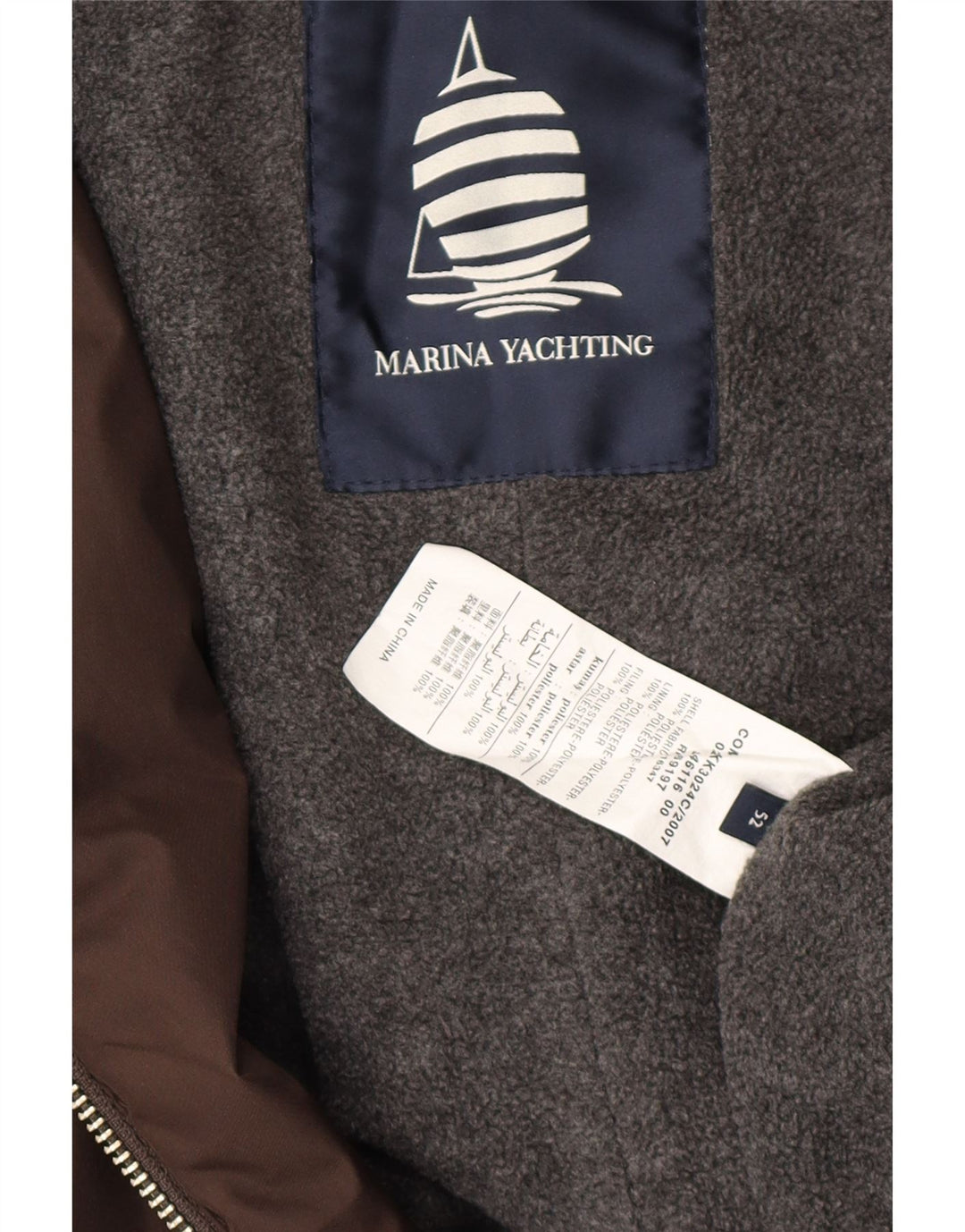 Marina Yachting Herre Utility Jacket IT 52 XL Brun Polyester