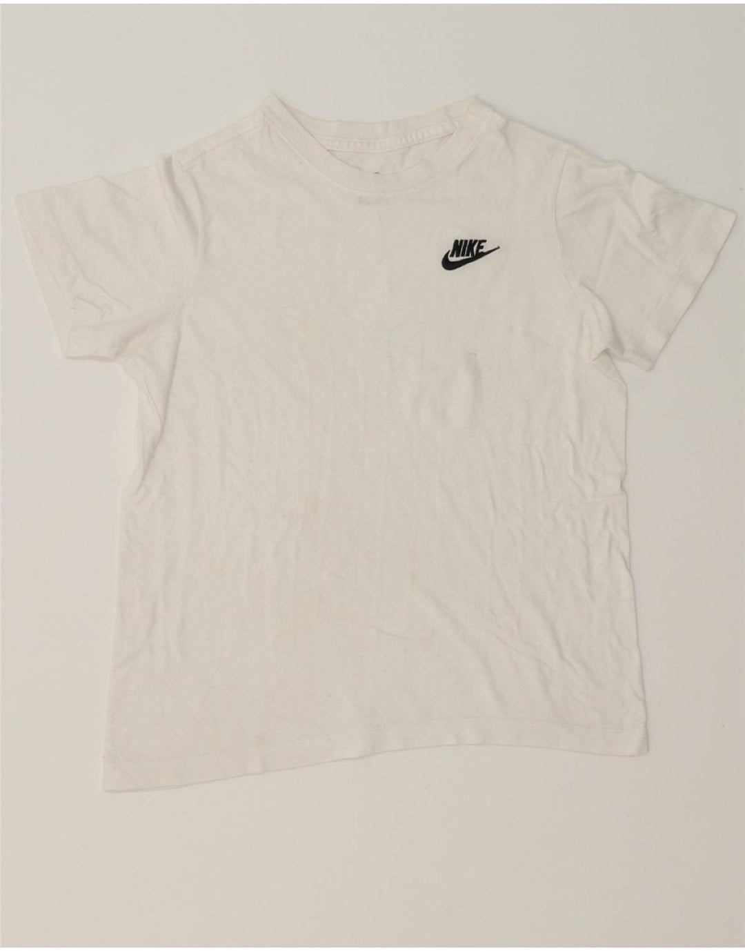 NIKE Womens T-Shirt Top UK 10 Small White Vintage Nike and Second-Hand Nike from Messina Hembry 
