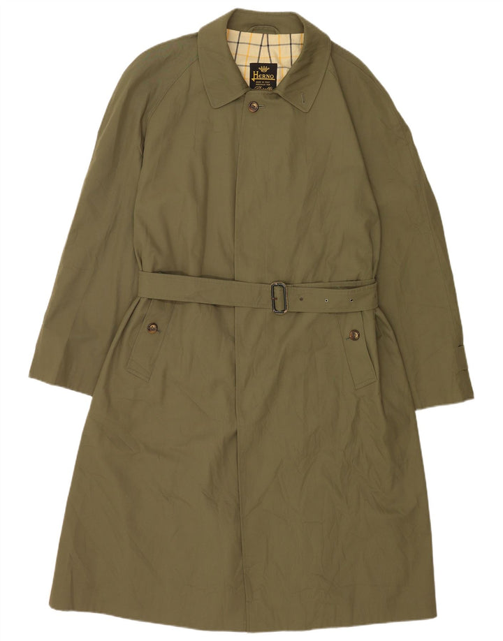 Trench da Uomo Herno IT 50 Large Verde