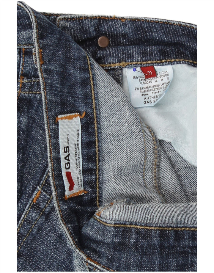 Gas Jean Slim Femme W31 L29 Bleu Coton
