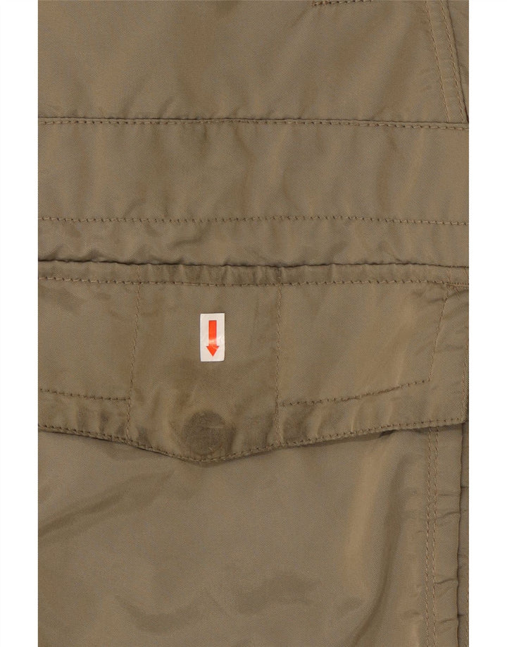 FORDOCKS Mens Utility Jacket UK 44 2XL Khaki Polyester