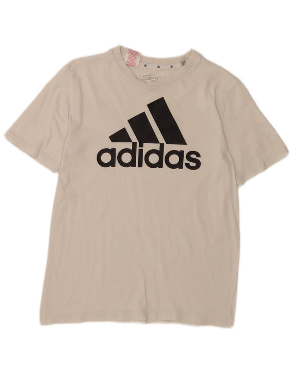 Adidas Girls Graphic T-Shirt Top 13-14 Years White