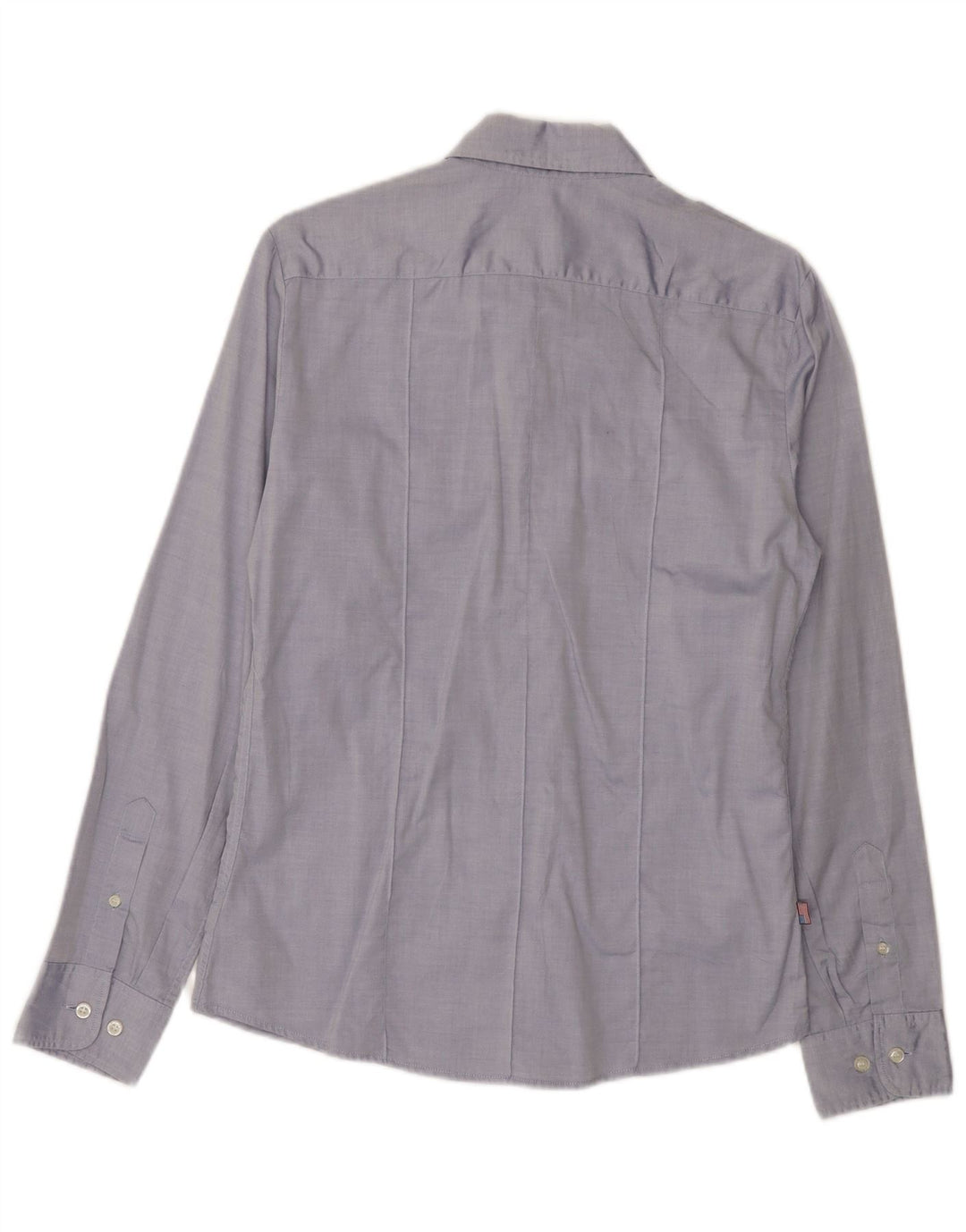 Camicia Militare Uomo Blauer Cotone Blu Medio