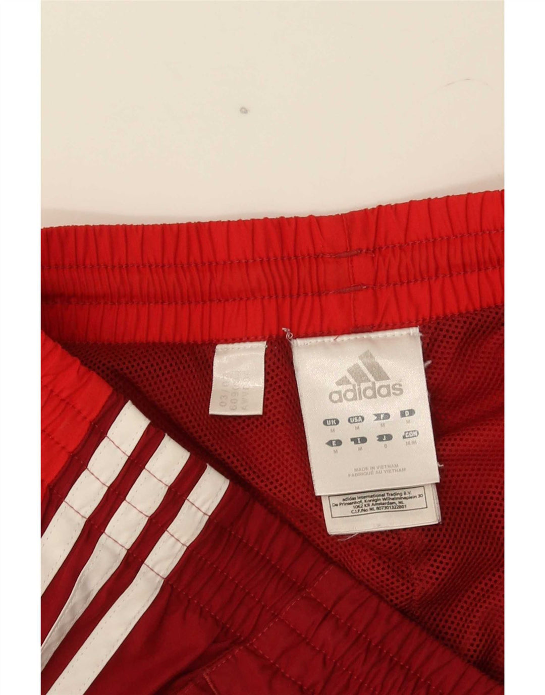 Adidas Pantalon de survêtement pour homme Rouge moyen Polyester