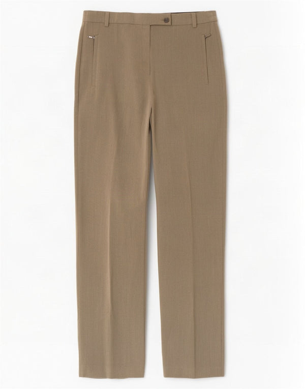 Marks & Spencer Damen Gerade Freizeithose UK 10 Small W28 L29 Khaki
