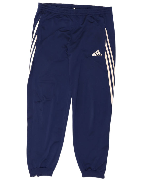 Adidas Pantalon de survêtement pour homme Pantalon de jogging Large Bleu marine Polyester Sports