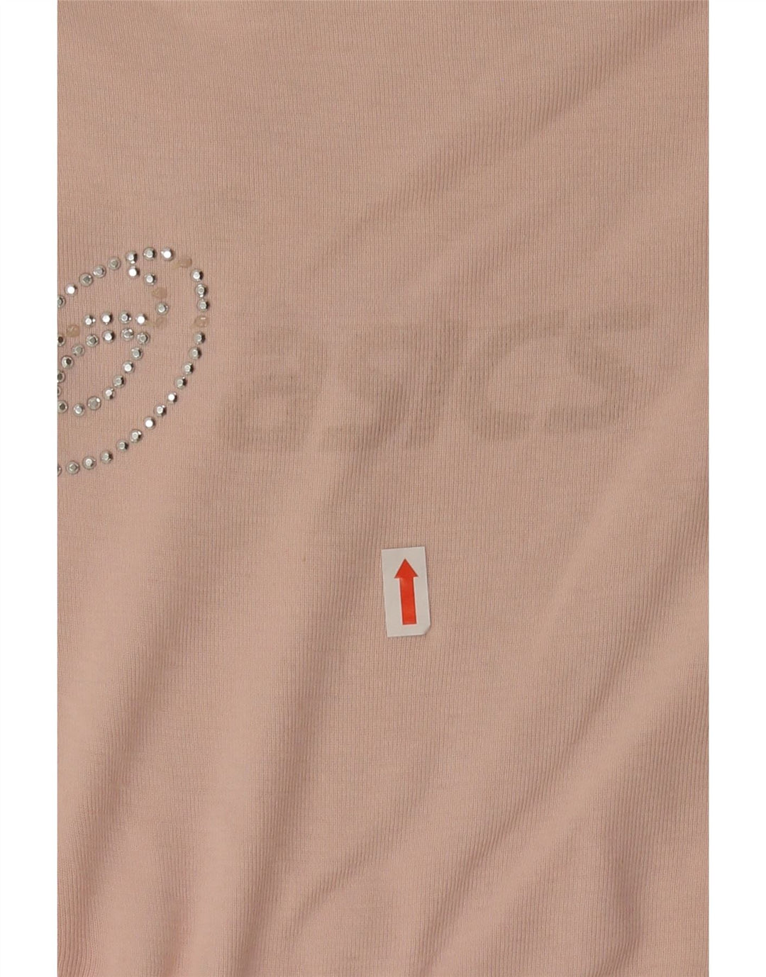 ASICS Womens Graphic Top Long Sleeve UK 12 Medium Pink Vintage Asics and Second-Hand Asics from Messina Hembry 