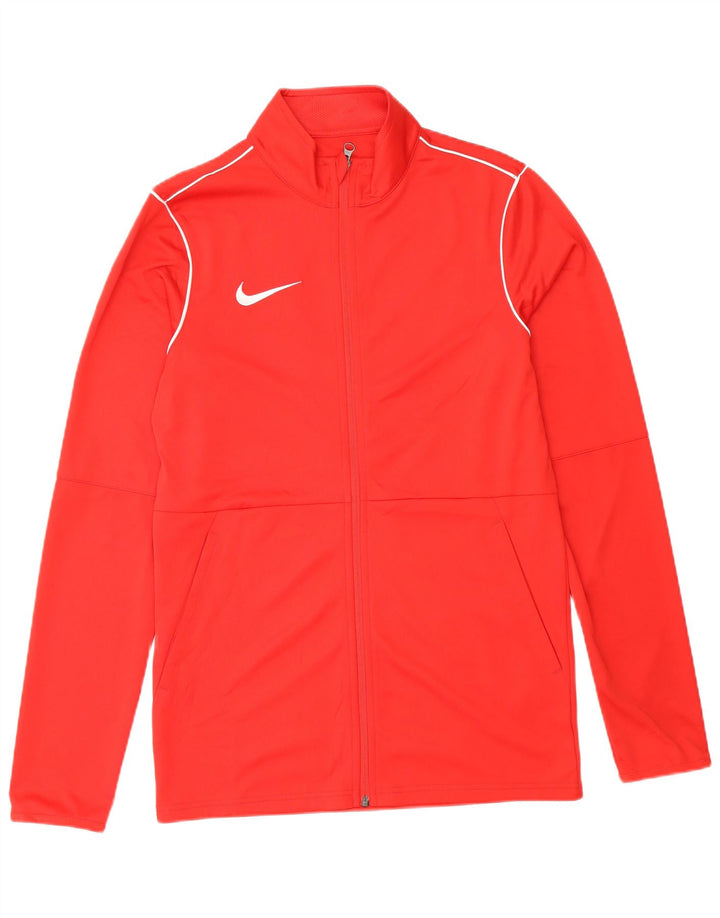 Nike Hommes Dri Fit Graphic Survêtement Top Veste Petit Rouge Polyester