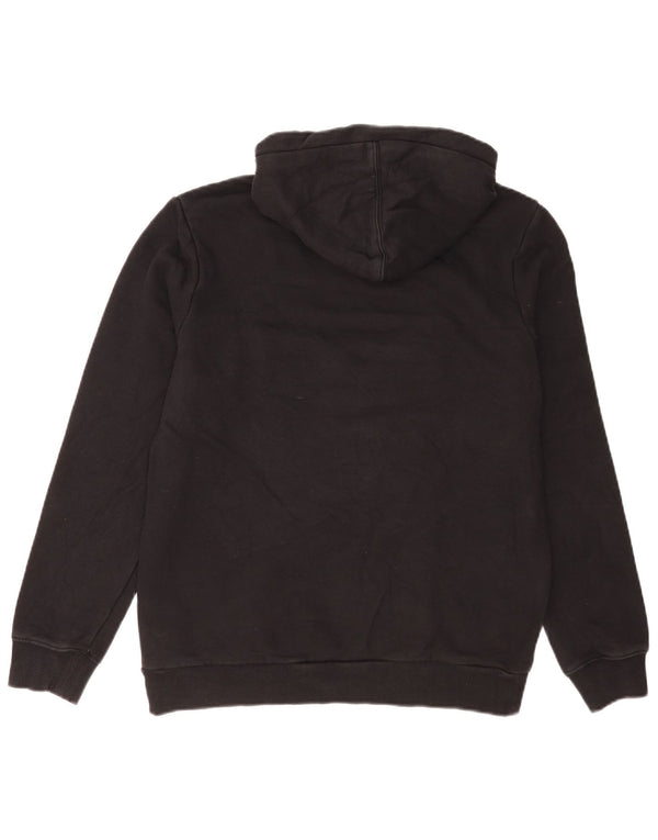 Napapijri Mens Graphic Regular Fit Hoodie Jumper Medium Black Cotton