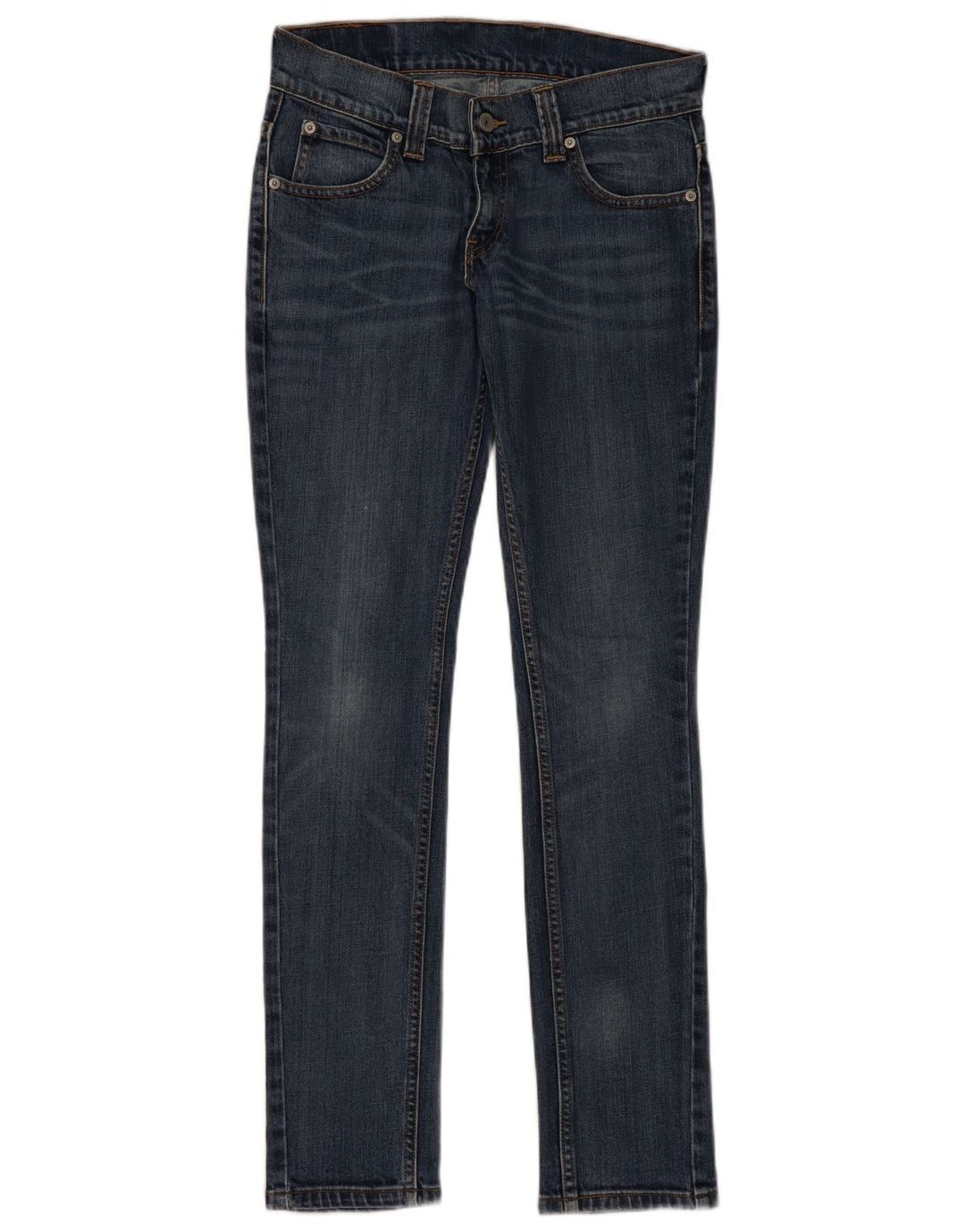 LEVI'S Womens 603 Slim Jeans W29 L32 Blue Cotton