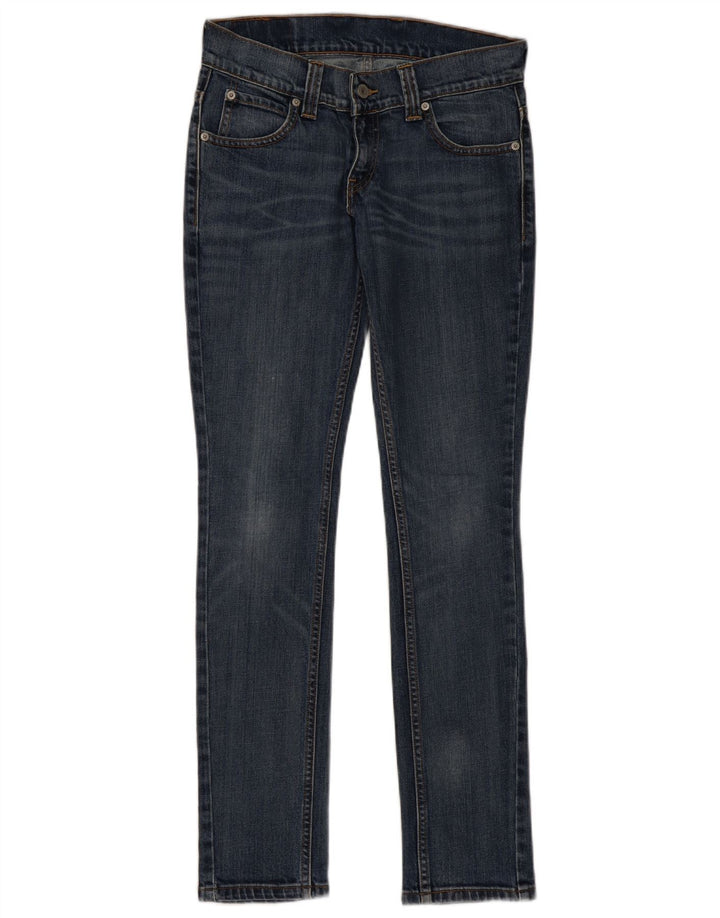 LEVI'S Womens 603 Slim Jeans W29 L32 Blue Cotton