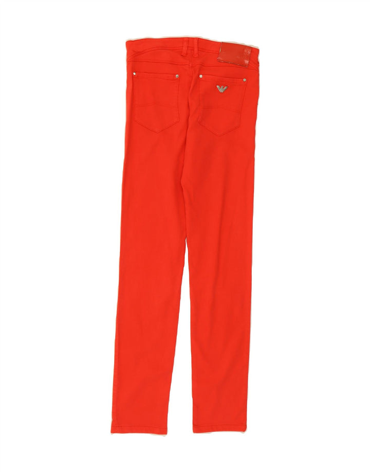 ARMANI Womens Slim Jeans W26 L28  Red Vintage Armani and Second-Hand Armani from Messina Hembry 