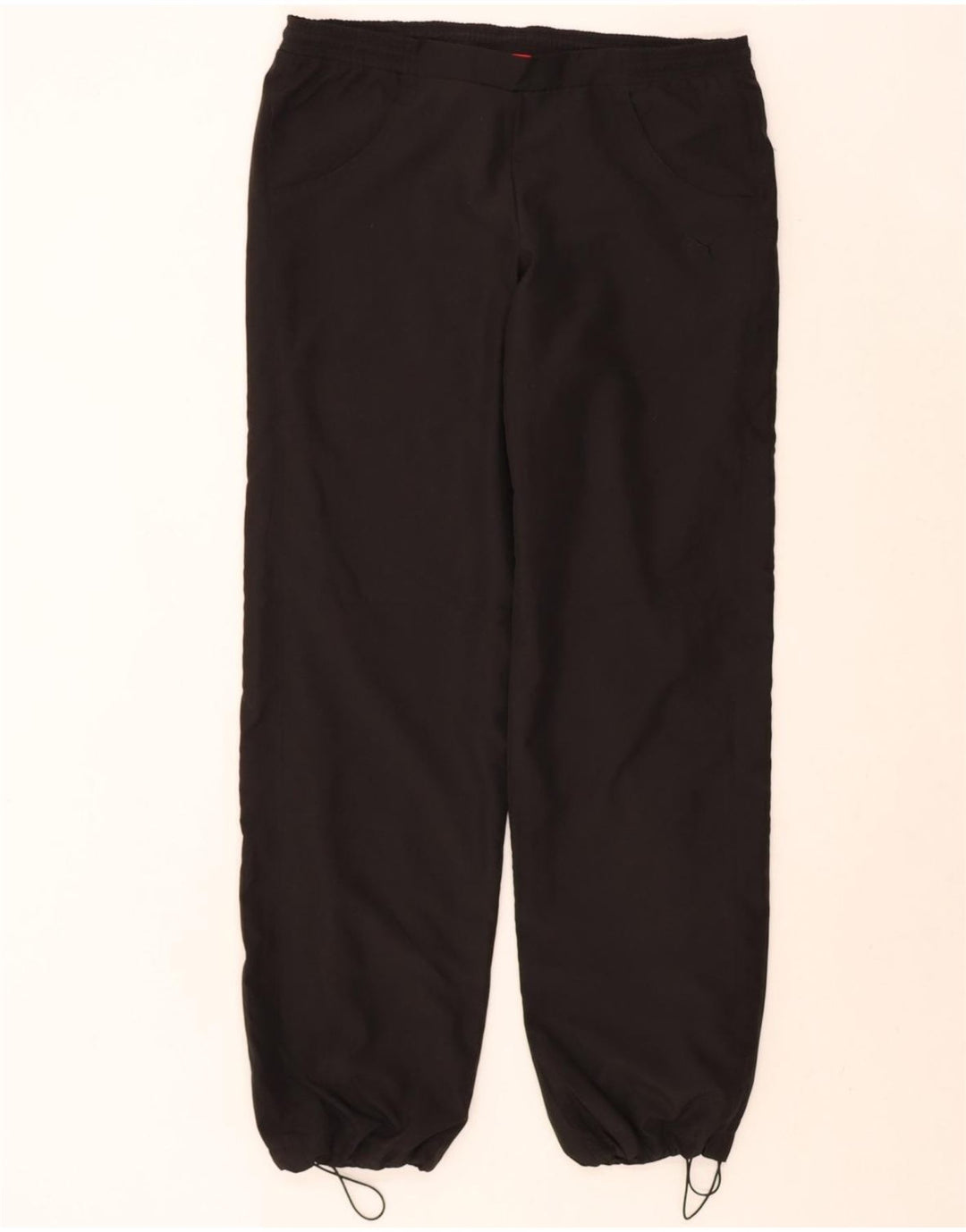 PUMA Womens Tracksuit Trousers UK 14 Large Black Polyester Vintage Puma and Second-Hand Puma from Messina Hembry 