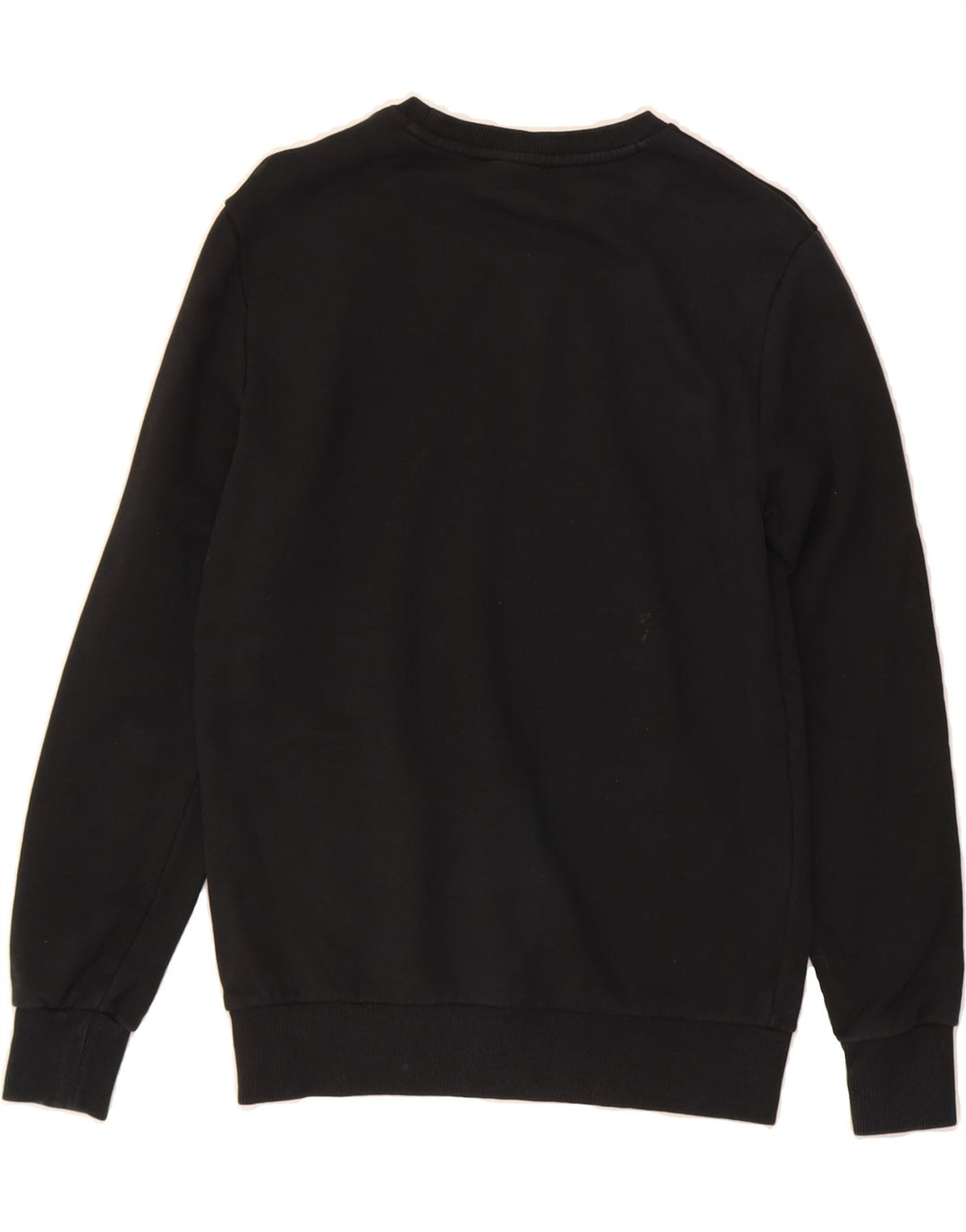PUMA Mens Graphic Sweatshirt Jumper Small Black Cotton Vintage Puma and Second-Hand Puma from Messina Hembry 