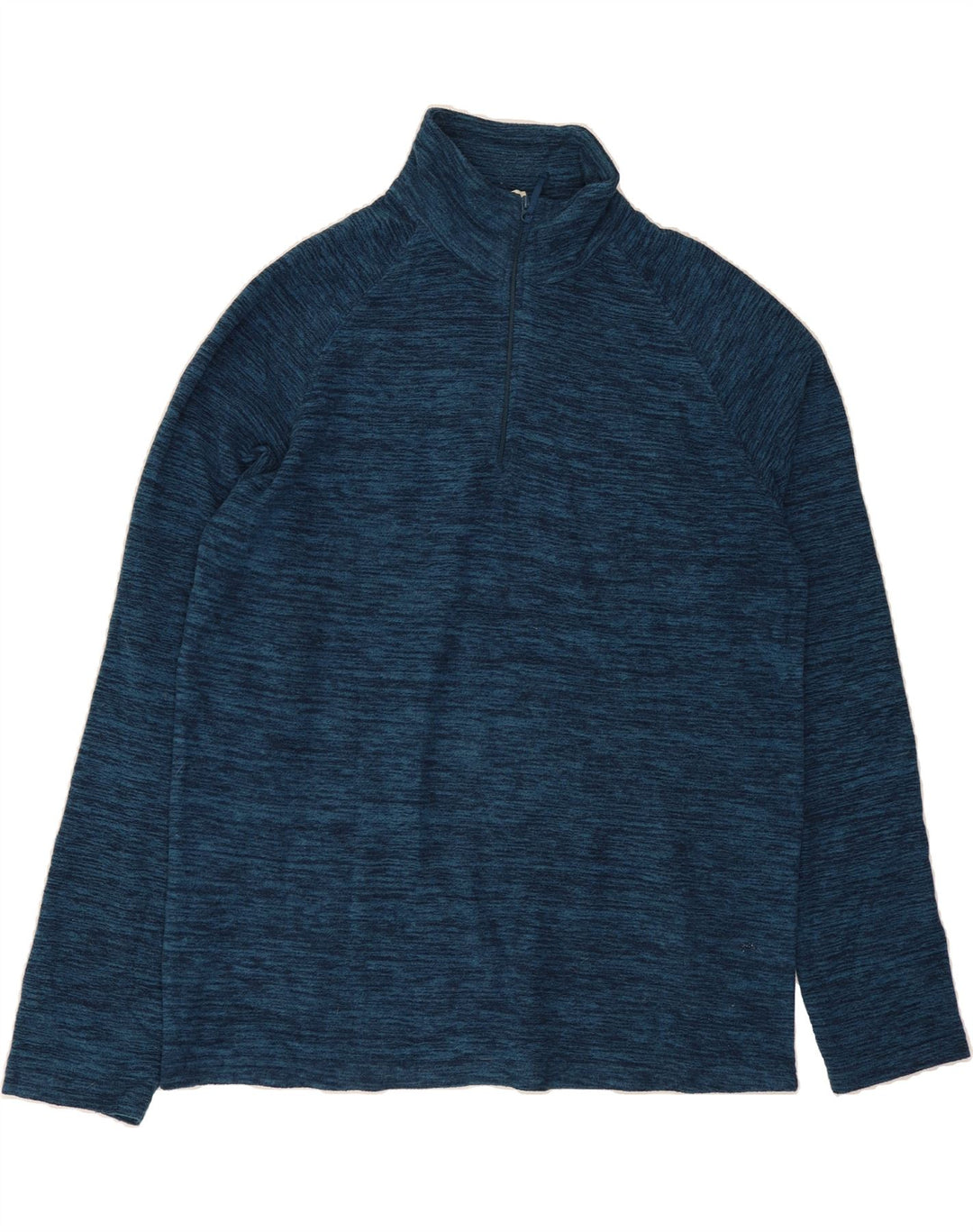 MOUNTAIN WAREHOUSE Mens Fleece Jumper Small Navy Blue Flecked Polyester Vintage Mountain Warehouse and Second-Hand Mountain Warehouse from Messina Hembry 