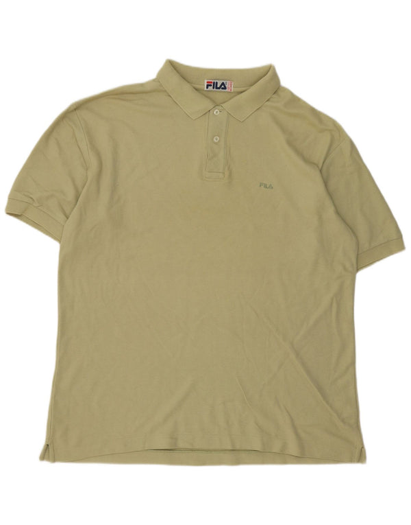 Polo Fila da uomo vestibilità regolare IT 54 XL cotone kaki