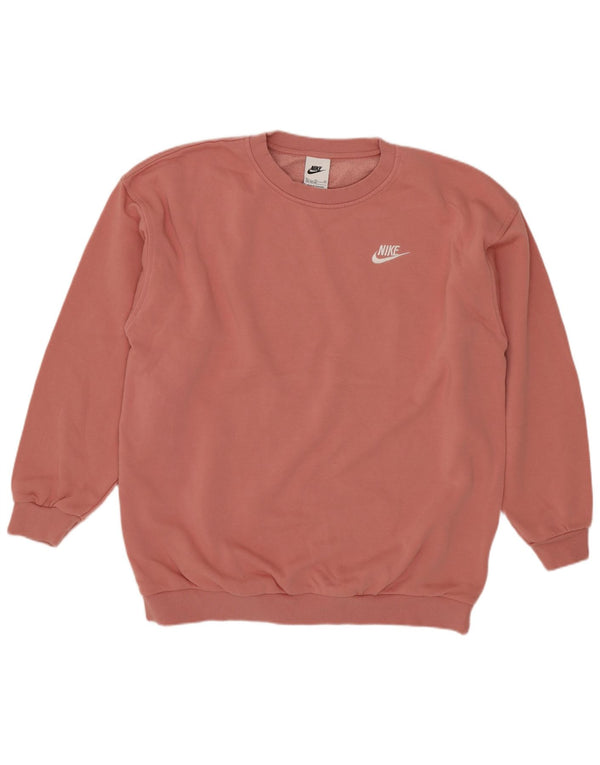 Nike Girl Sweatshirt Jumper 13-14 år XL Pink Bomuld