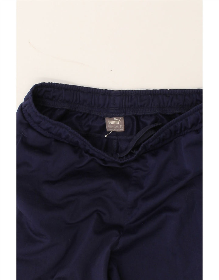 PUMA Boys Tracksuit Trousers 13-14 Years Navy Blue Polyester Vintage Puma and Second-Hand Puma from Messina Hembry 
