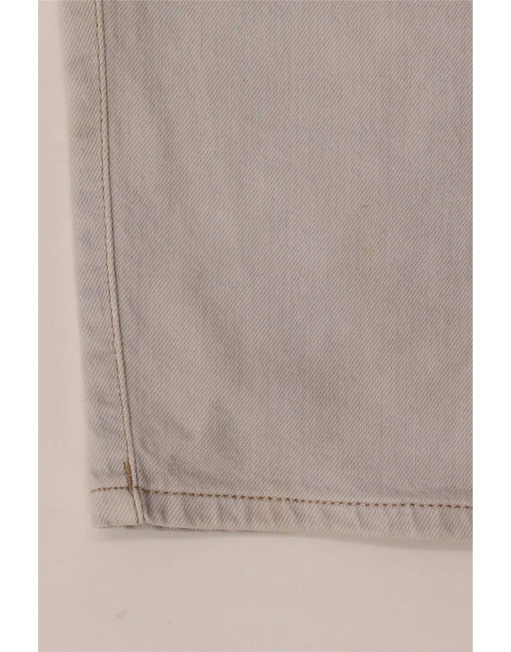Zara Mens Denim Shorts EU 38 Small W30 Grey Cotton