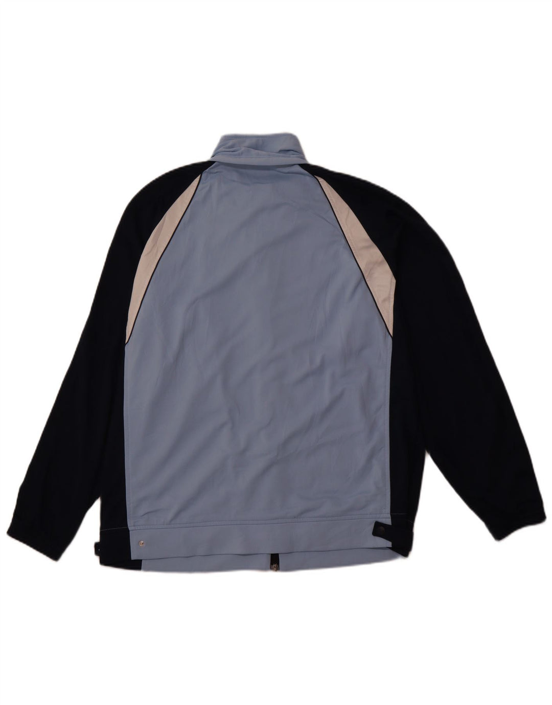 CHAMPION Herren-Trainingsanzug-Top-Jacke, groß, blau, Farbblock