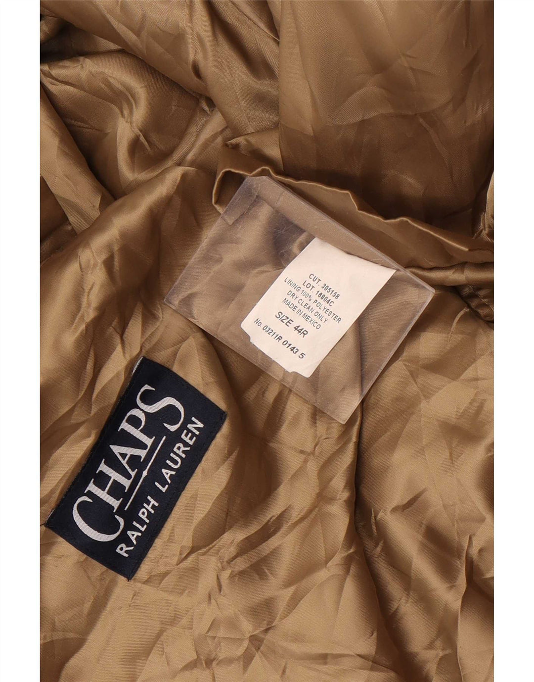 Sobretudo masculino Chaps UK 44 2XL bege