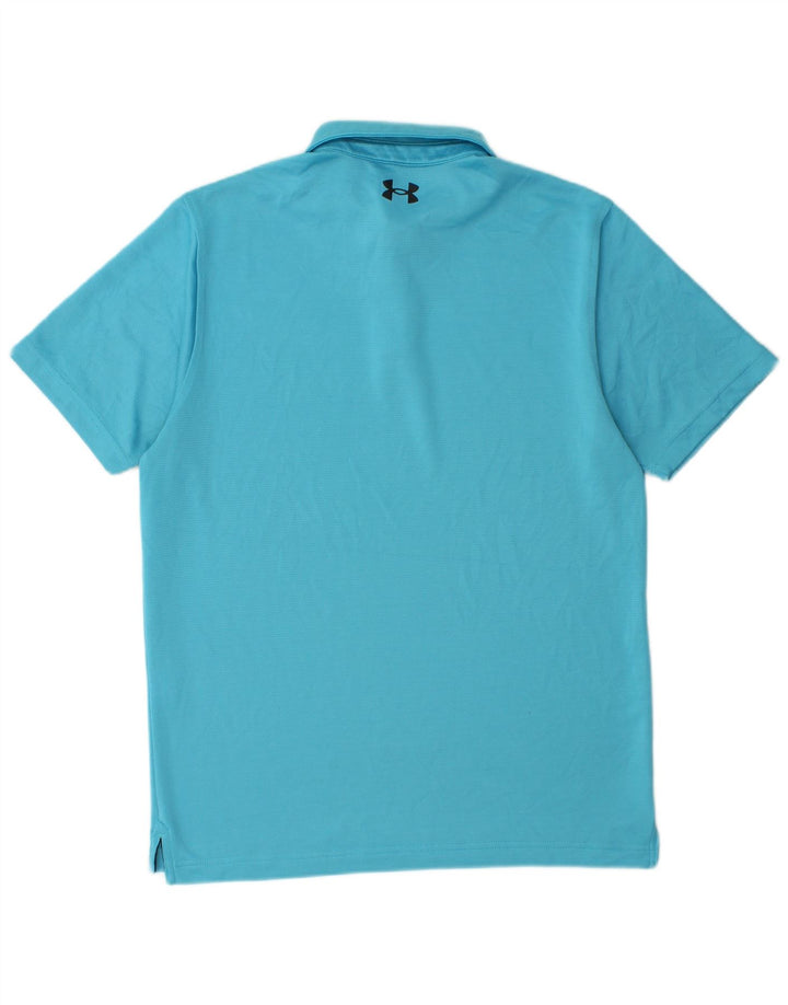 UNDER ARMOUR Herre Loose Fit Polo Shirt Medium Blue Polyester