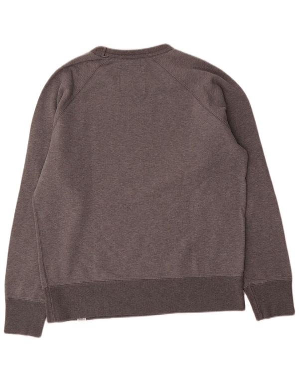 Franklin & Marshall Mens Sweatshirt Jumper Large Grey Flecked