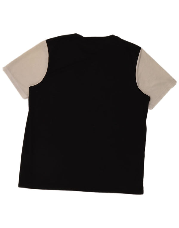 Adidas Herren Aeroready T-Shirt Top XL Schwarz Colourblock Polyester