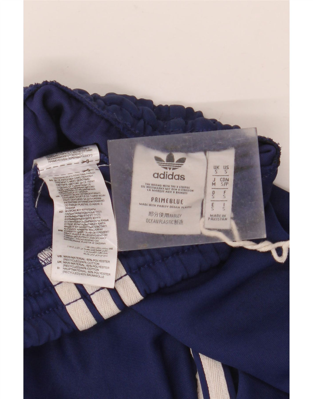 Adidas Mens Tracksuit Trousers Joggers Medium Navy Blue Polyester