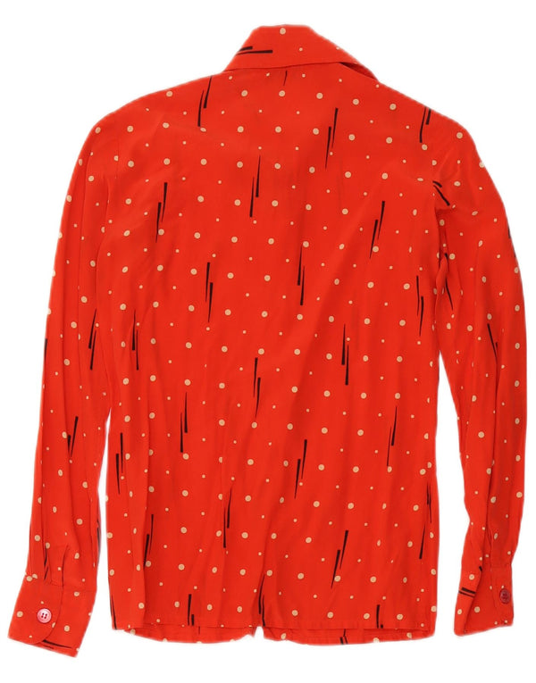 Pancaldi & B Dameskjortebluse US 00 2XS Rødplettet