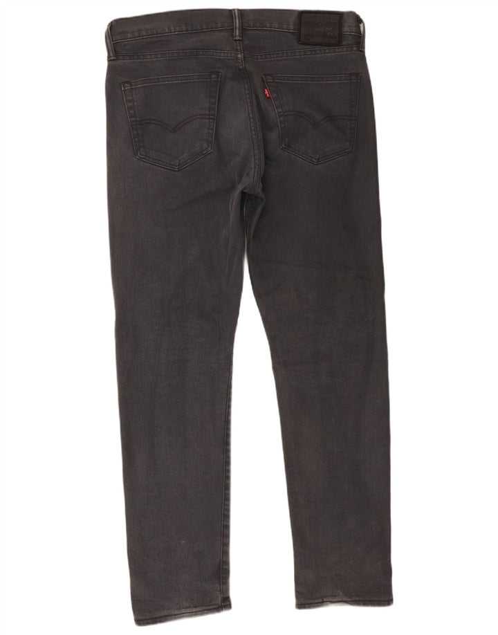 Levi's Mens Slim Jeans W34 L32 Grey Cotton