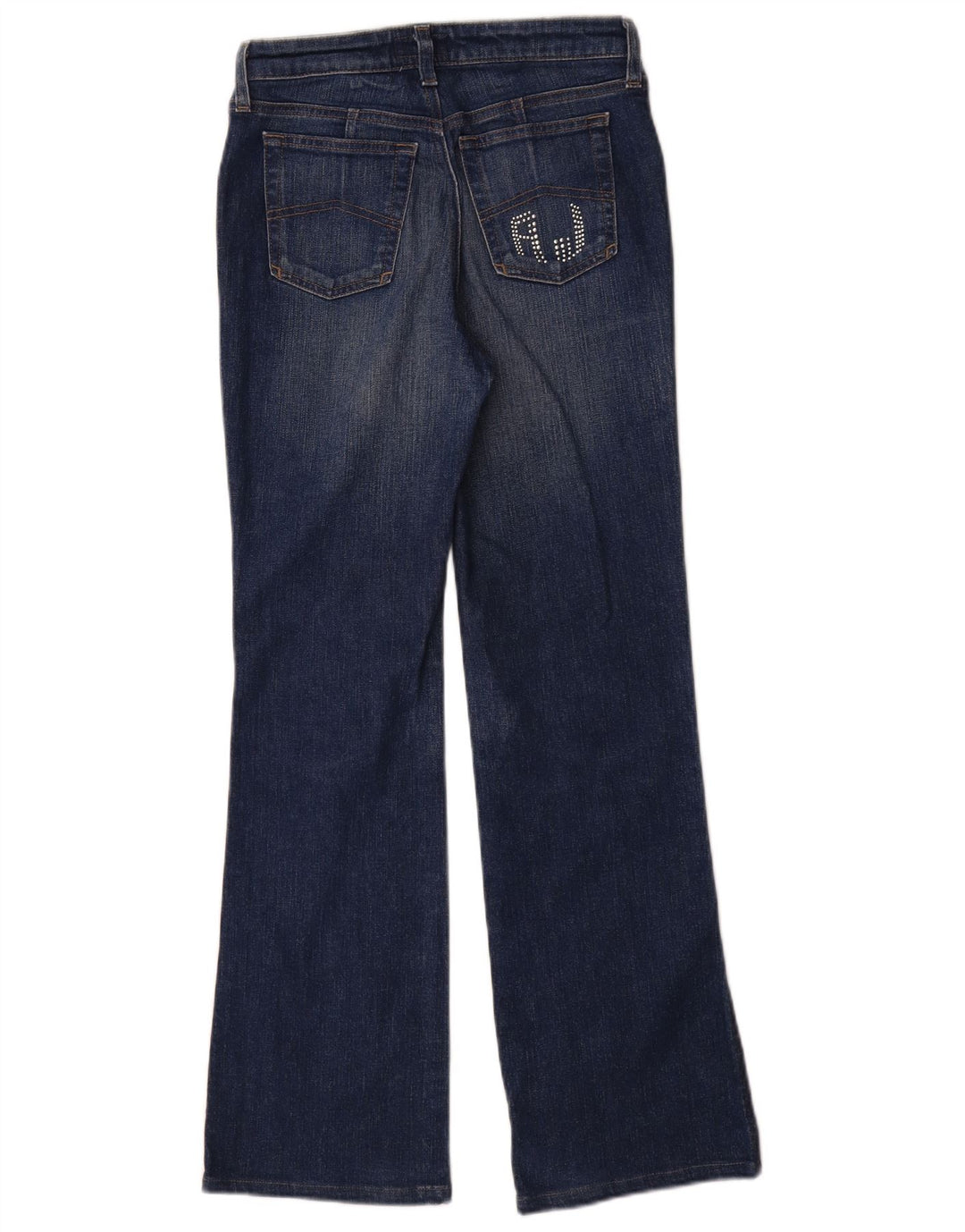 Armani Womens Bootcut Jeans W27 L29 Blue Cotton