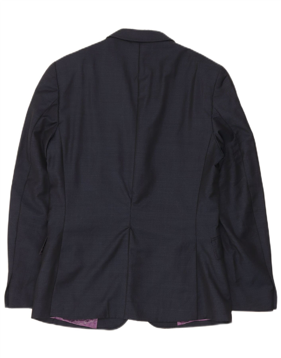 Ted Baker Mens 1 Button Blazer Jacket US 36 Small Navy Blue Wool