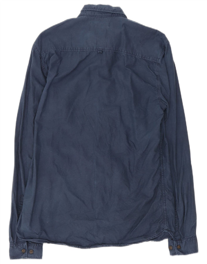 Jack & Jones herreskjorte stor marineblå bomuld