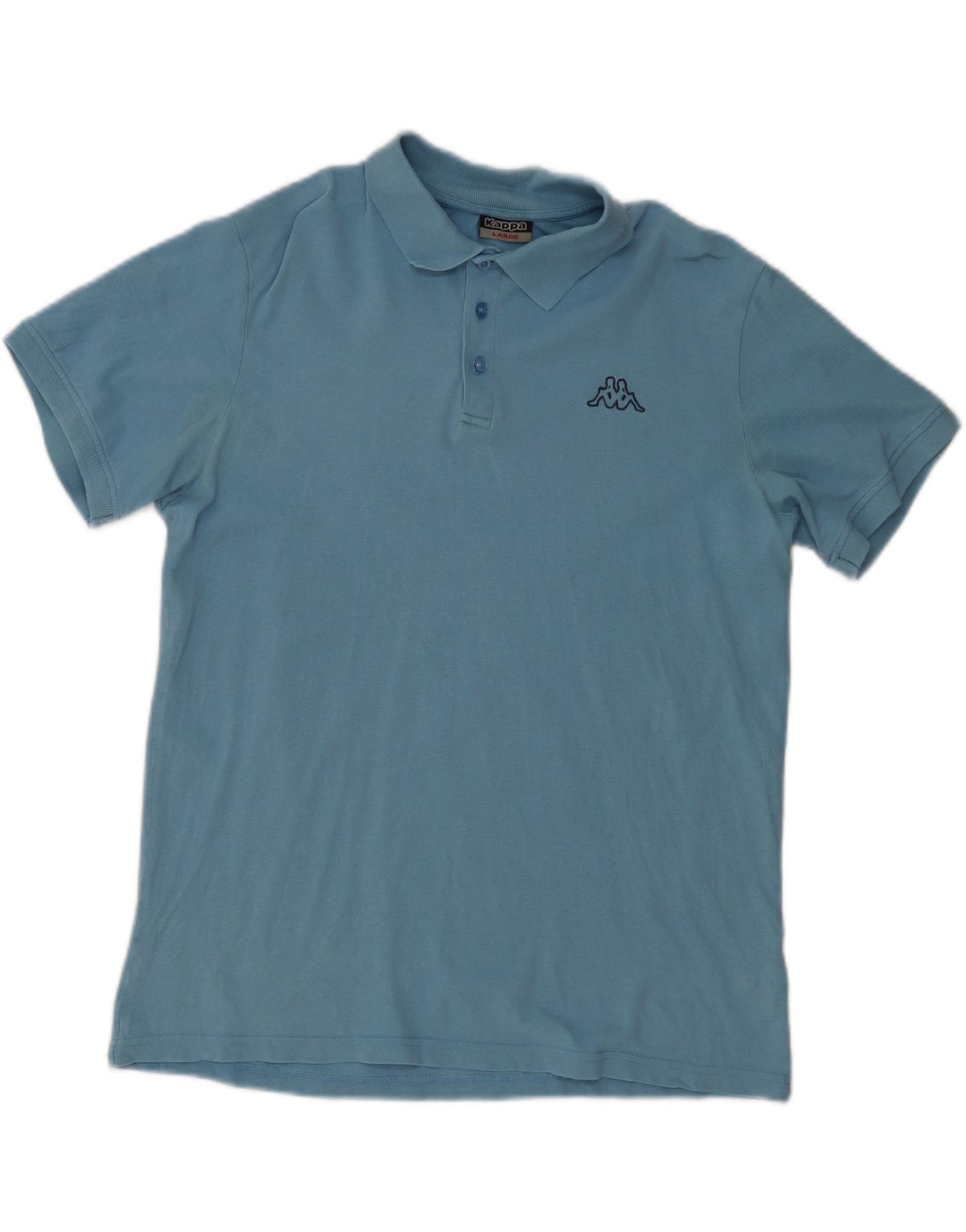 KAPPA Mens Polo Shirt Large Blue Cotton Vintage Kappa and Second-Hand Kappa from Messina Hembry 