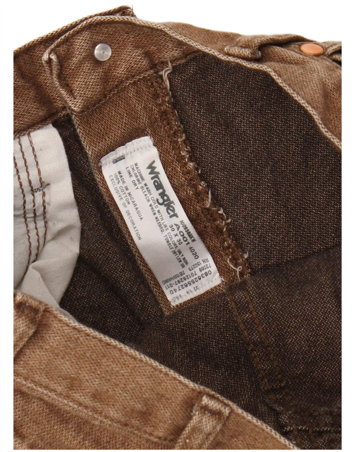 Wrangler Womens Straight Jeans W30 L30 Brown Cotton