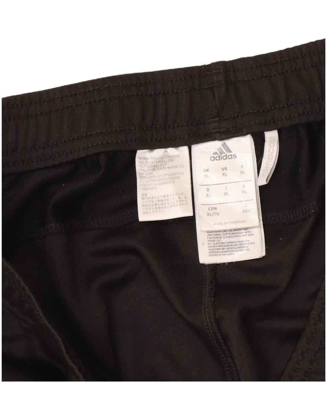 Adidas Herre Climacool Træningsdragt Bukser XL Sort Polyester