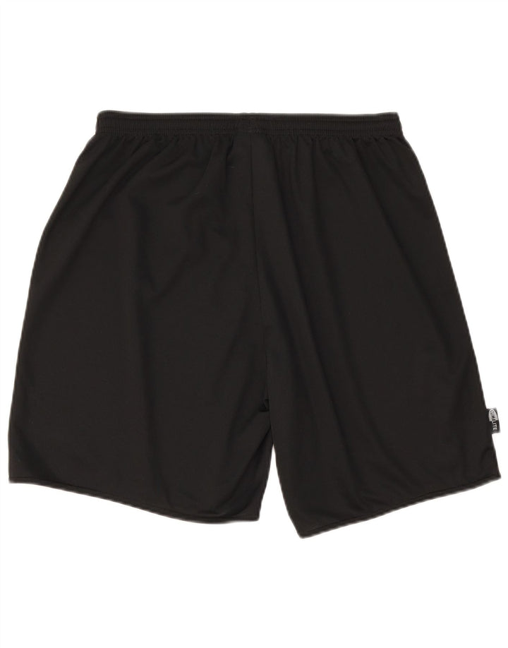 Pantaloncini sportivi ADIDAS Climalite da uomo grandi in poliestere nero