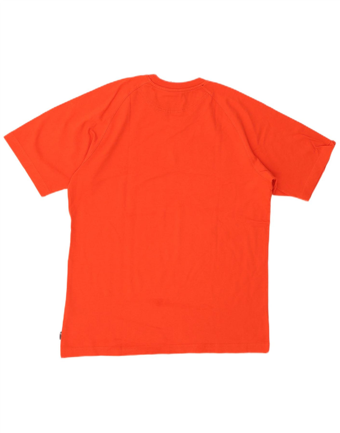 ADIDAS Mens T-Shirt Top Medium Orange Cotton
