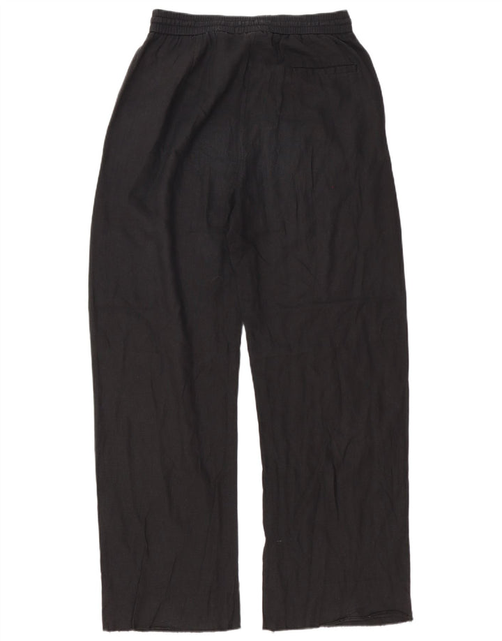 Zara Womens Tracksuit Trousers UK 12 Medium Black