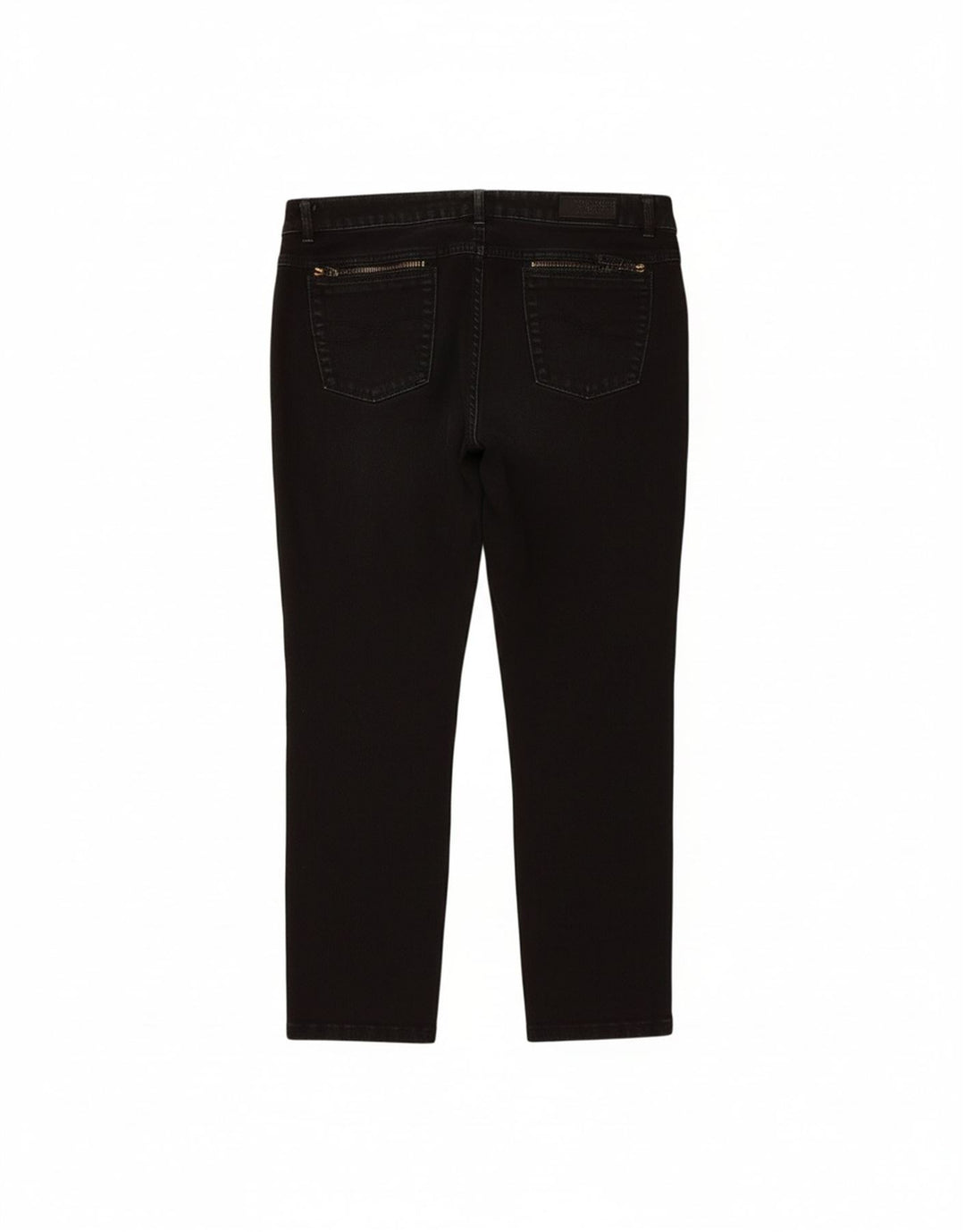 TRUSSARDI Womens Slim Jeans W33 L27 Black Cotton Vintage Trussardi and Second-Hand Trussardi from Messina Hembry 