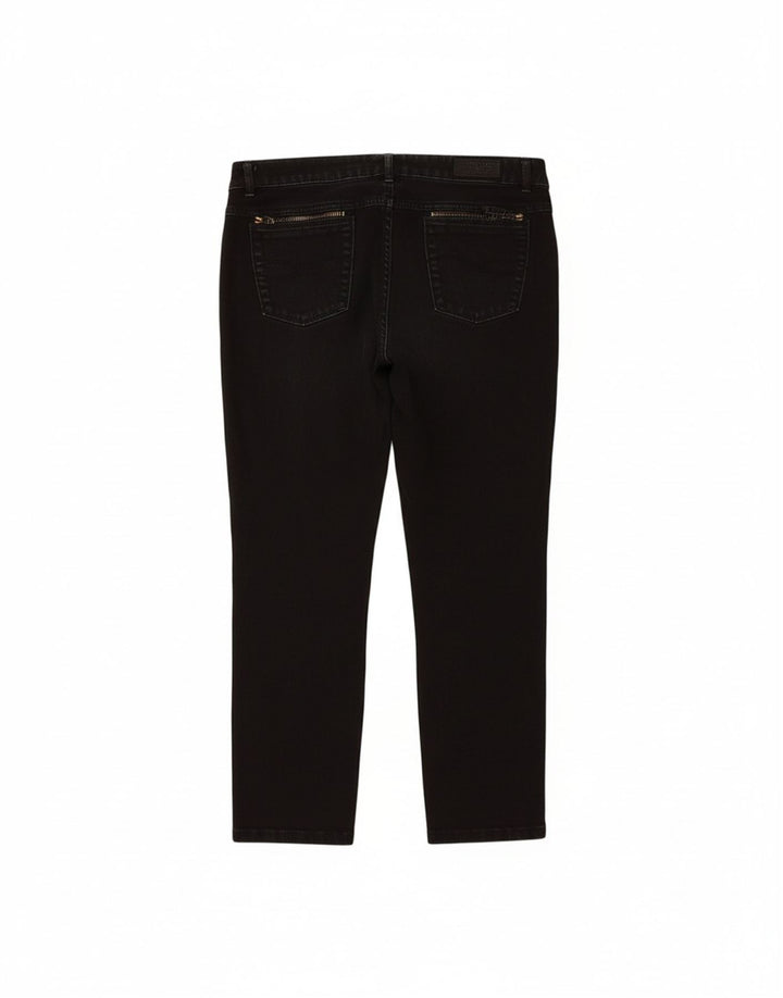 TRUSSARDI Womens Slim Jeans W33 L27 Black Cotton Vintage Trussardi and Second-Hand Trussardi from Messina Hembry 