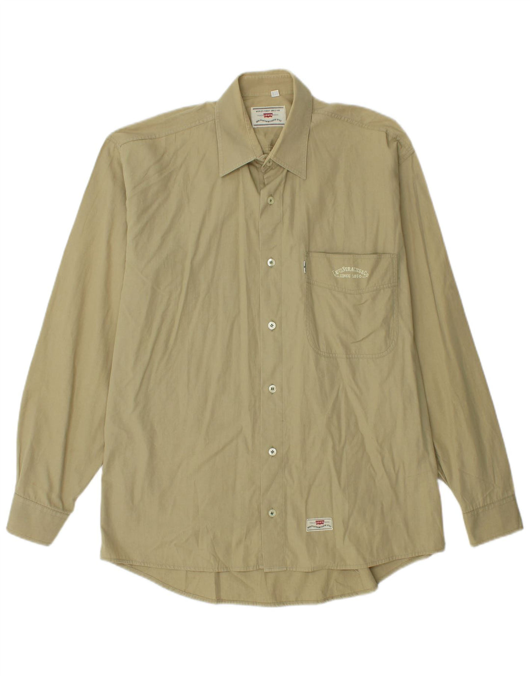 Levi's Chemise Homme Kaki Moyen Coton