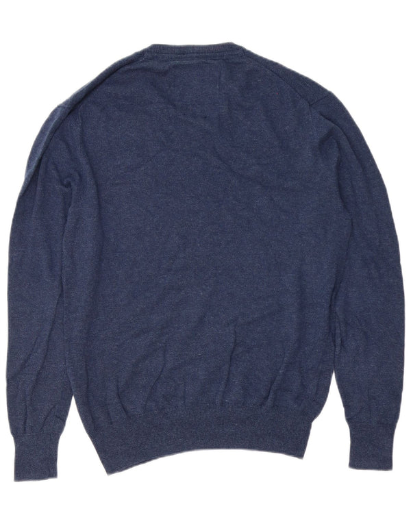 Superdry Herre V-hals sweater Medium marineblå bomuld