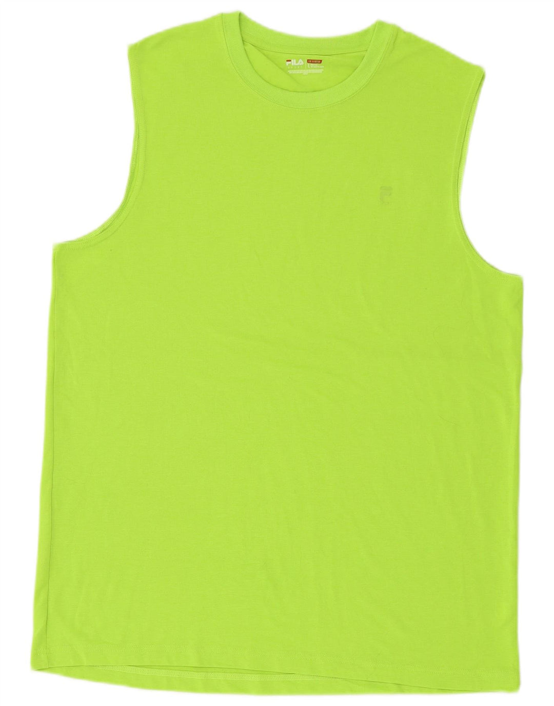 FILA Mens Vest Top Large Green Polyester
