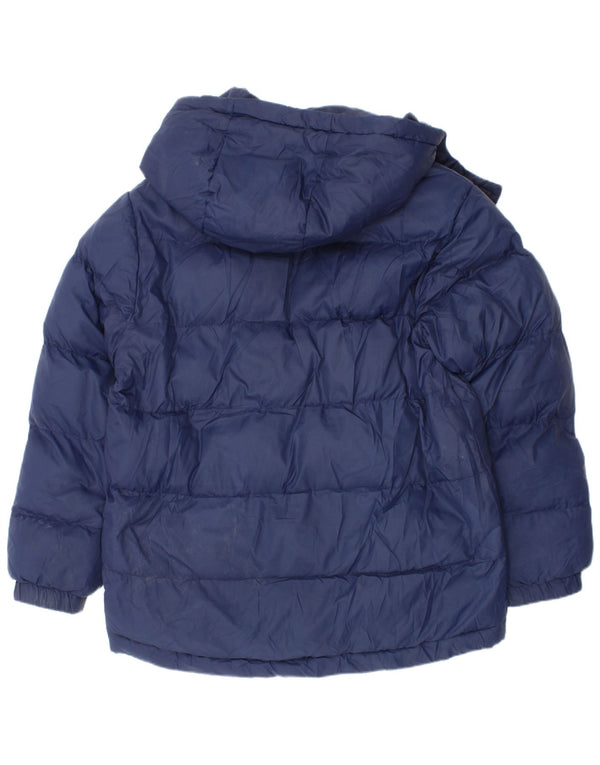 Μπουφάν Timberland Boys Hooded Gadded Jacket 7-8 Years Blue Polyester