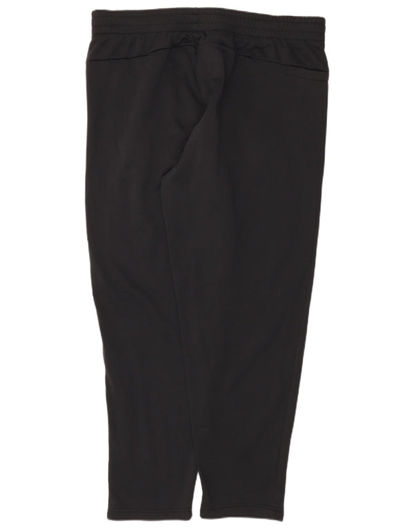 Under Armour Mens Loose Fit Tracksuit Trousers 2XL Black Polyester